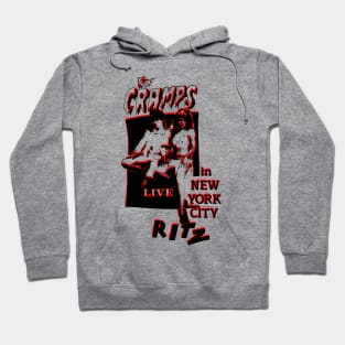 the cramps live in new york offset graphic Hoodie